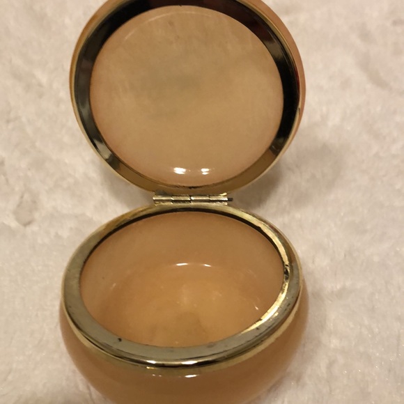 Vintage Alabaster Powder Box - Picture 3 of 4